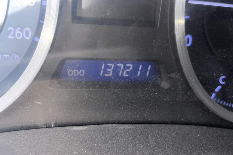 Used Lexus IS 2011 250 Sport Edition Odometer Close Up