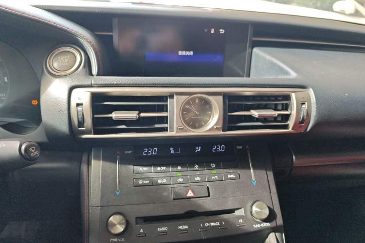 Used Lexus IS 2013 250 F SPORT Audio And AC Panel