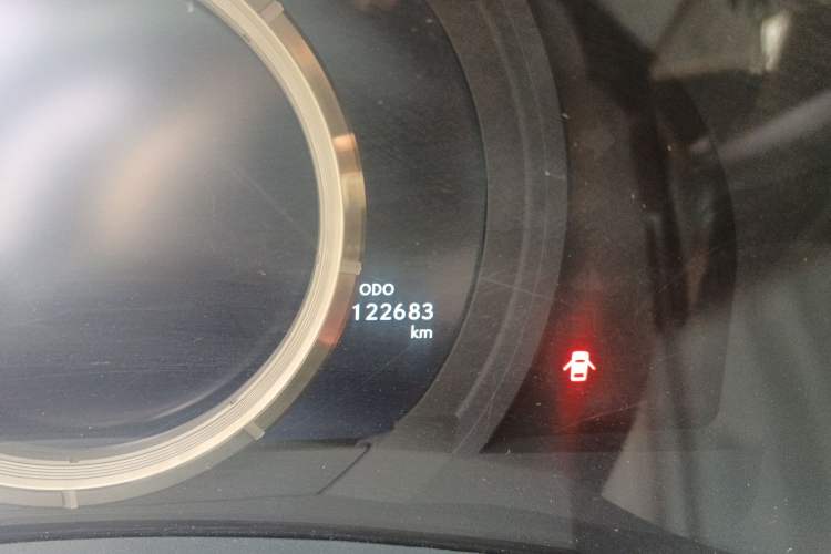 Used Lexus IS 2013 250 F SPORT Odometer Close Up