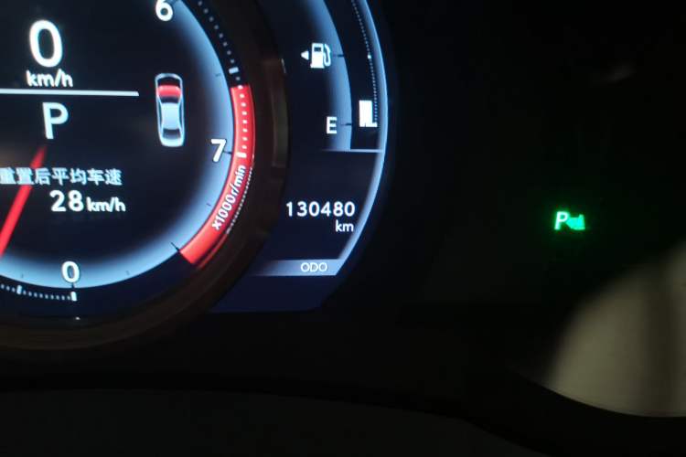 Used Lexus IS 2013 250 F SPORT Odometer Close Up
