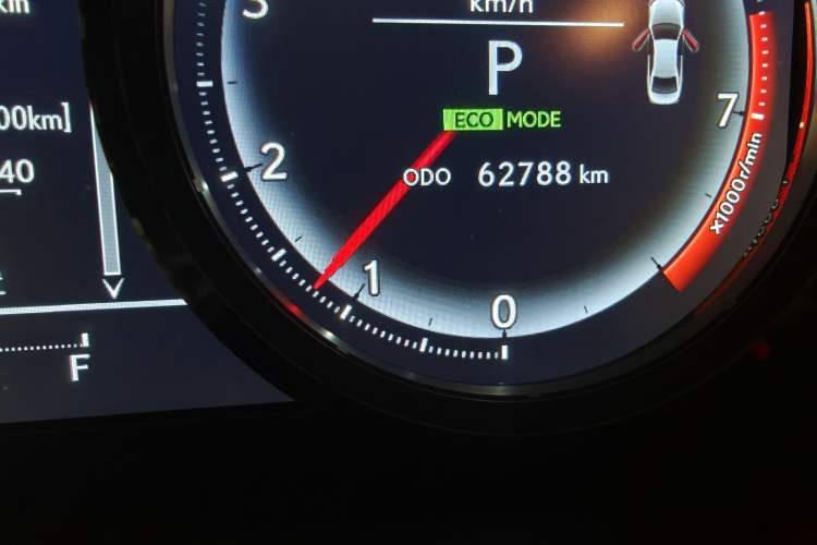 Used Lexus IS 2013 250 F SPORT Odometer Close Up