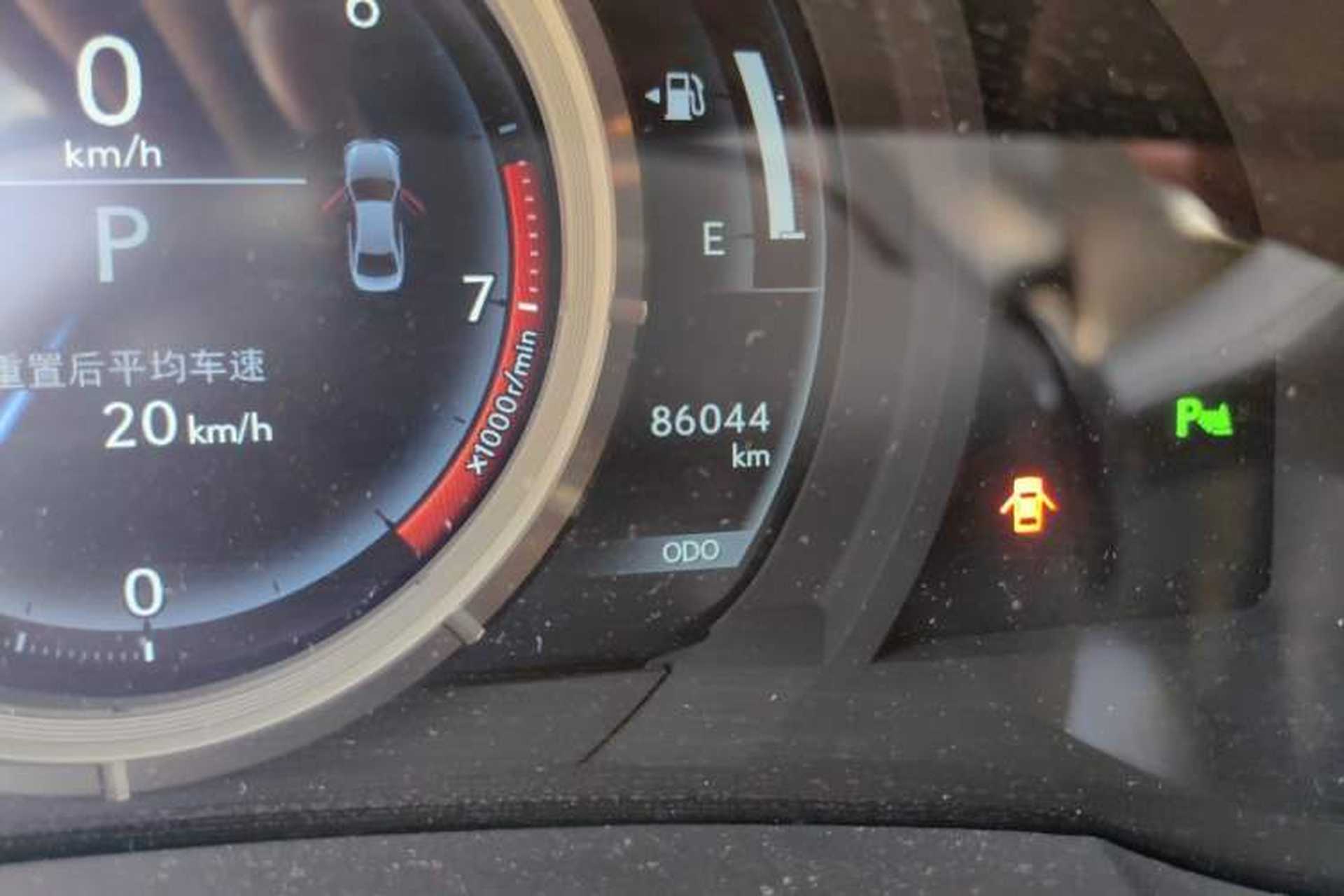 Used Lexus IS 2013 250 F SPORT Odometer Close Up