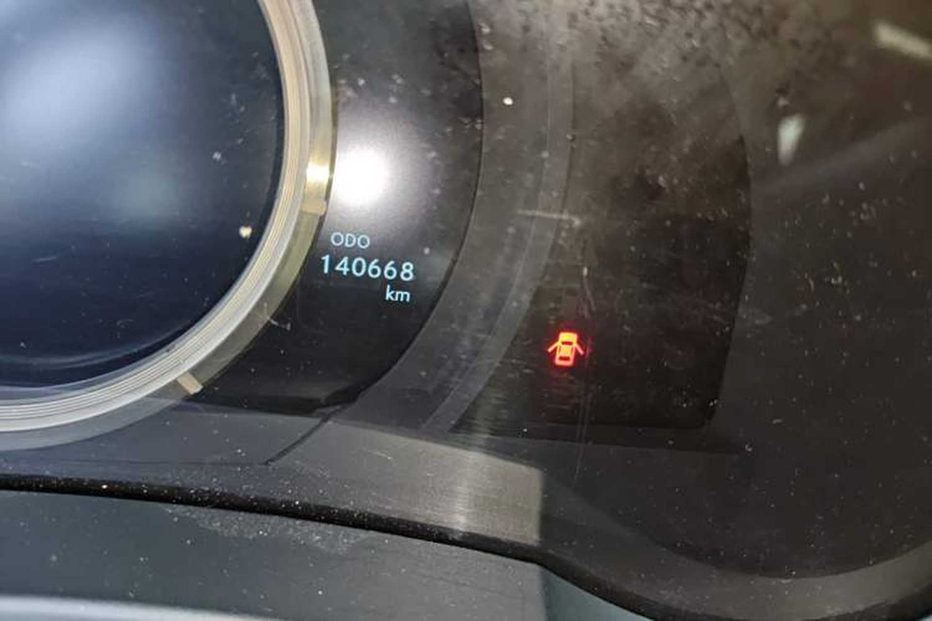 Used Lexus IS 2015 200t F SPORT Odometer Close Up