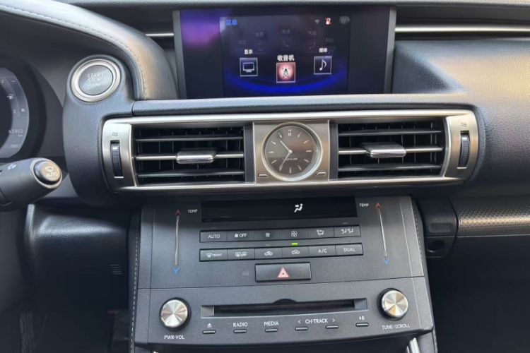 Used Lexus IS 2015 200t F SPORT Audio And AC Panel