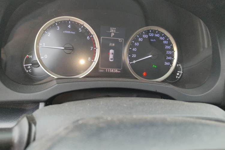 Used Lexus IS 2015 200T Leading Edition Odometer Close Up