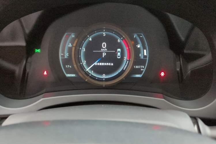 Used Lexus IS 2015 200t F SPORT Odometer Close Up