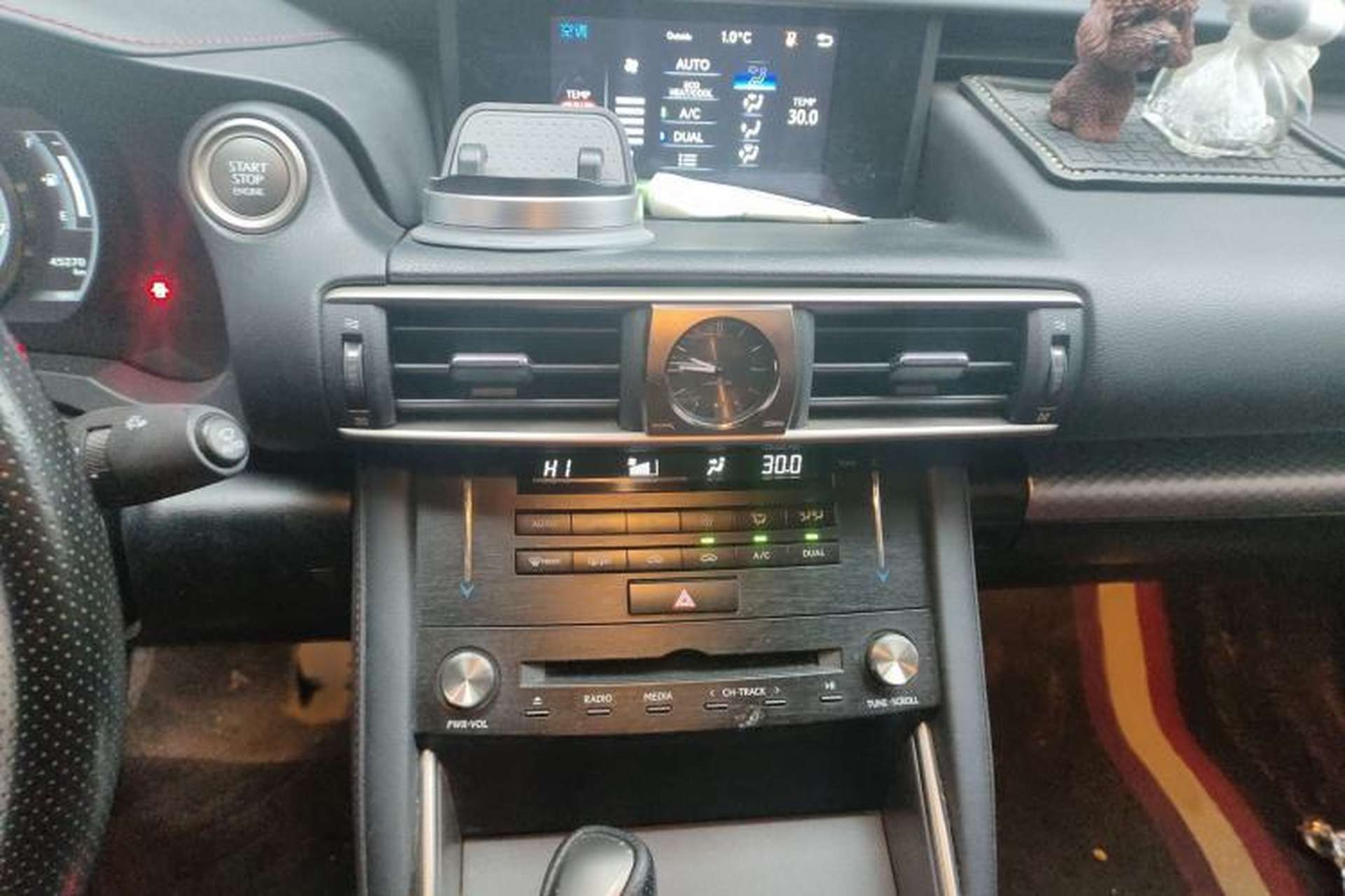 Used Lexus IS 2017 300 F SPORT Edition Audio And AC Panel