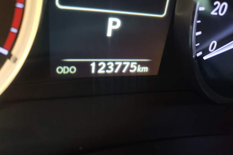 Used Lexus IS 2017 300 Leading Edition Odometer Close Up