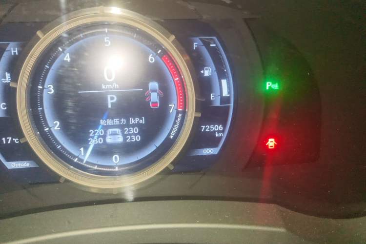 Used Lexus IS 2017 300 F SPORT Edition Odometer Close Up
