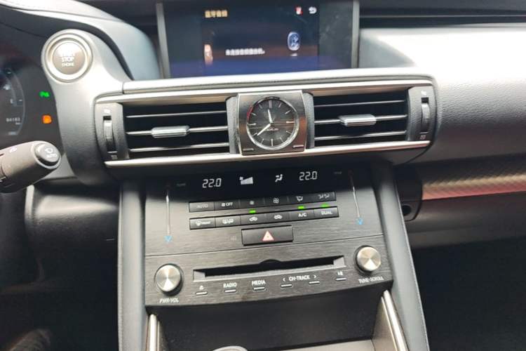 Used Lexus IS 2017 300 F SPORT Edition Audio And AC Panel