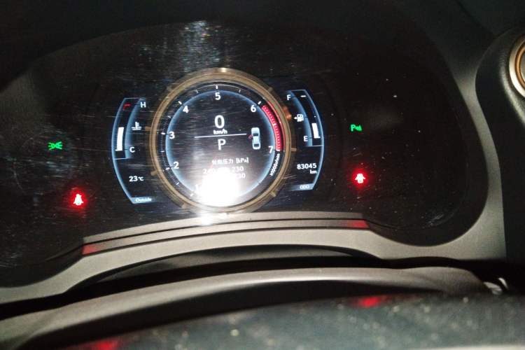 Used Lexus IS 2017 300 F SPORT Edition Odometer Close Up