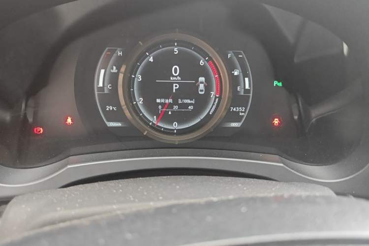 Used Lexus IS 2017 300 F SPORT Edition Odometer Close Up
