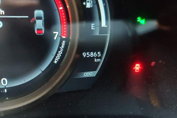 Used Lexus IS 2017 300 F SPORT Edition Odometer Close Up