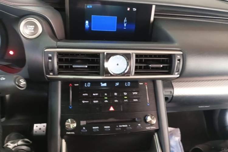 Used Lexus IS 2017 300 F SPORT Edition Audio And AC Panel