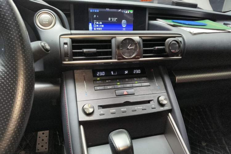 Used Lexus IS 2017 300 F SPORT Edition Audio And AC Panel