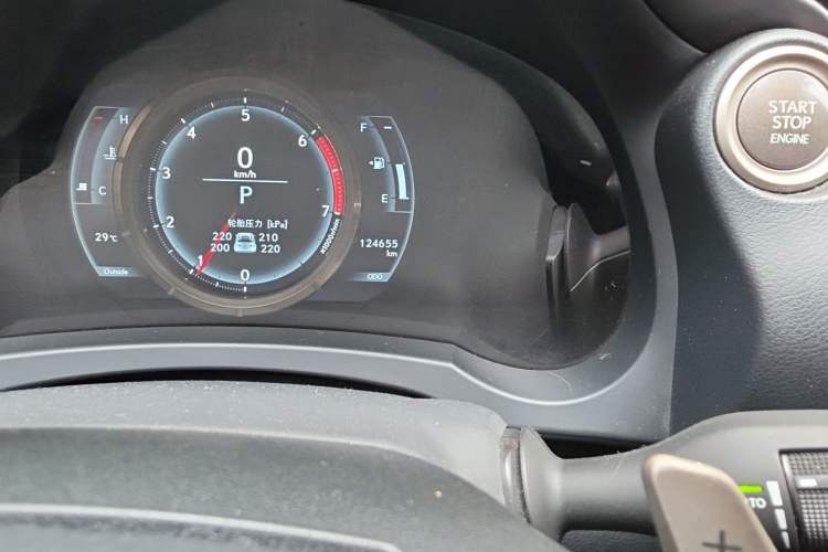 Used Lexus IS 2017 300 F SPORT Edition Odometer Close Up
