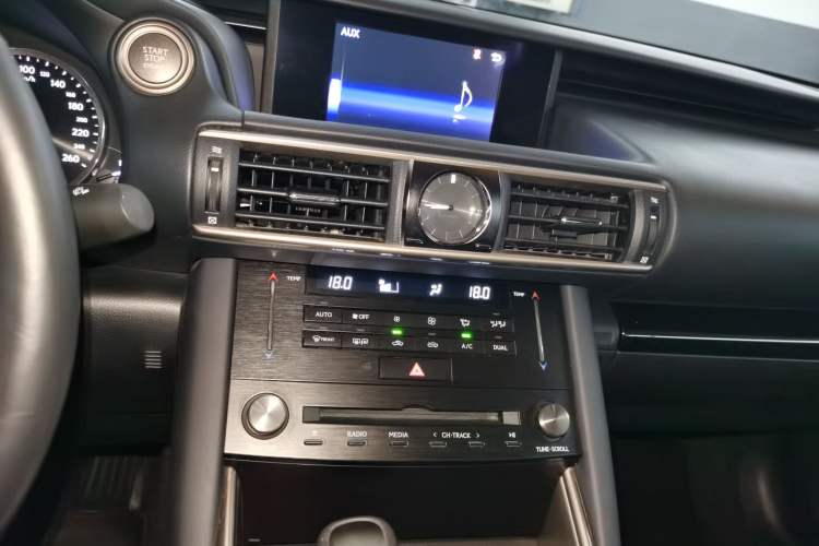 Used Lexus IS 2017 300 Leading Edition Audio And AC Panel