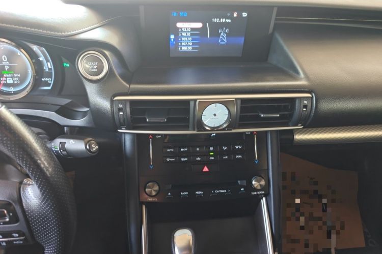 Used Lexus IS 2017 300 F SPORT Edition Audio And AC Panel