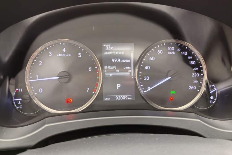 Used Lexus IS 2017 300 Leading Edition Odometer Close Up