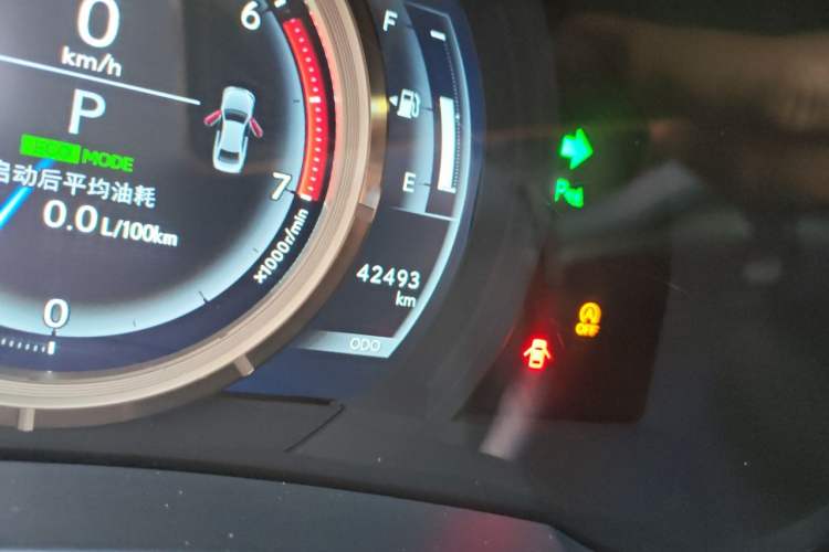 Used Lexus IS 2017 300 F SPORT Edition Odometer Close Up
