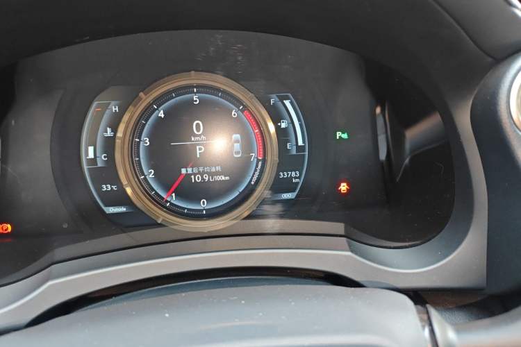 Used Lexus IS 2017 300 F SPORT Edition Odometer Close Up