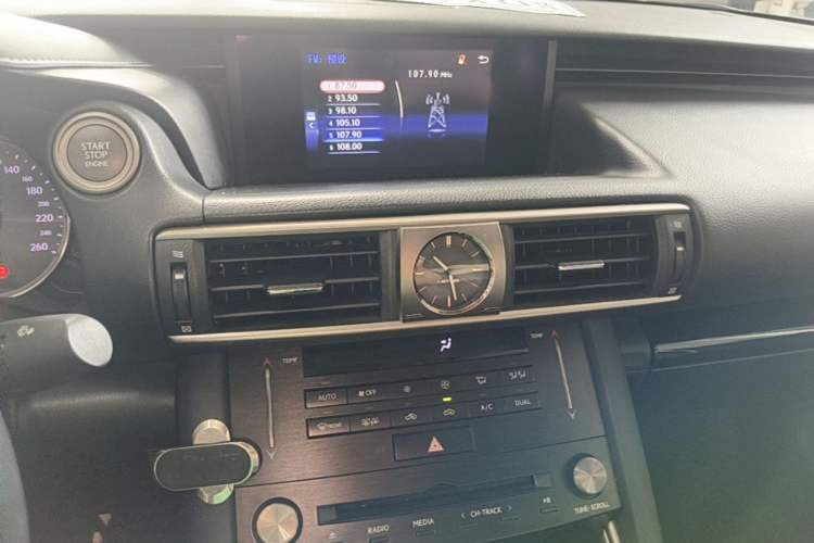 Used Lexus IS 2017 300 Leading Edition Audio And AC Panel