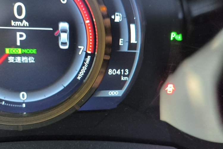 Used Lexus IS 2017 300 F SPORT Edition Odometer Close Up