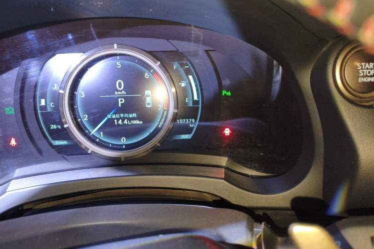 Used Lexus IS 2017 300 F SPORT Edition Odometer Close Up