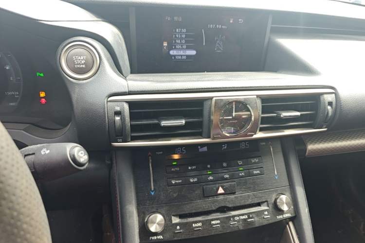 Used Lexus IS 2017 300 F SPORT Edition Audio And AC Panel