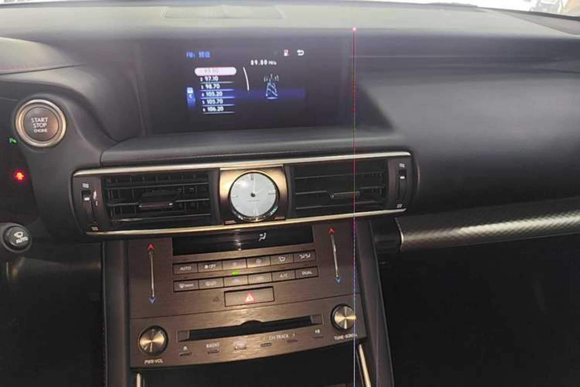 Used Lexus IS 2017 300 F SPORT Edition Audio And AC Panel