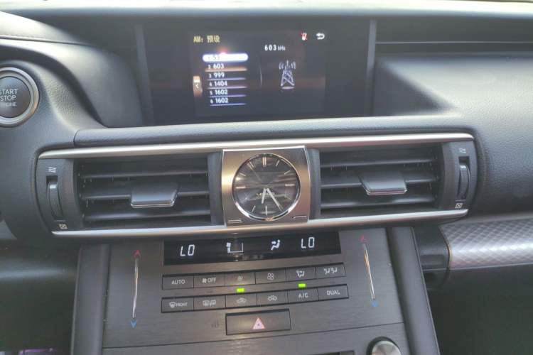 Used Lexus IS 2017 300 F SPORT Edition Audio And AC Panel