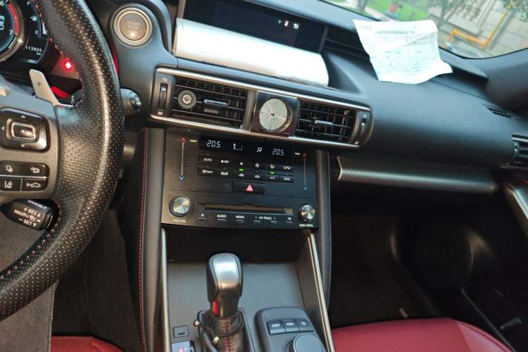 Used Lexus IS 2017 300 F SPORT Edition Audio And AC Panel