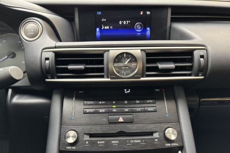 Used Lexus IS 2017 300 Leading Edition Audio And AC Panel