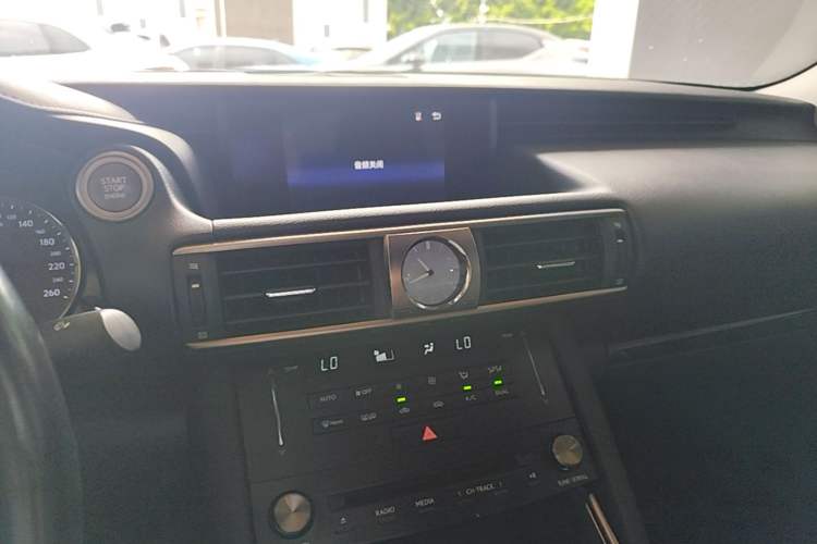 Used Lexus IS 2017 300 FENGSHANG Edition Audio And AC Panel
