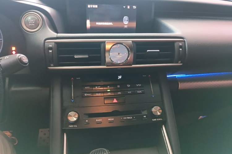 Used Lexus IS 2017 300 F SPORT Edition Audio And AC Panel