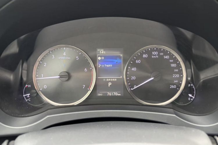 Used Lexus IS 2017 300 Leading Edition Odometer Close Up