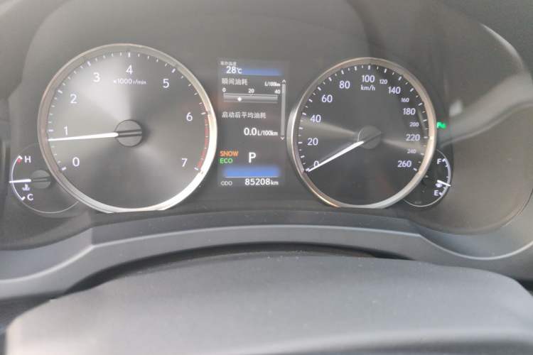 Used Lexus IS 2017 300 Leading Edition Odometer Close Up
