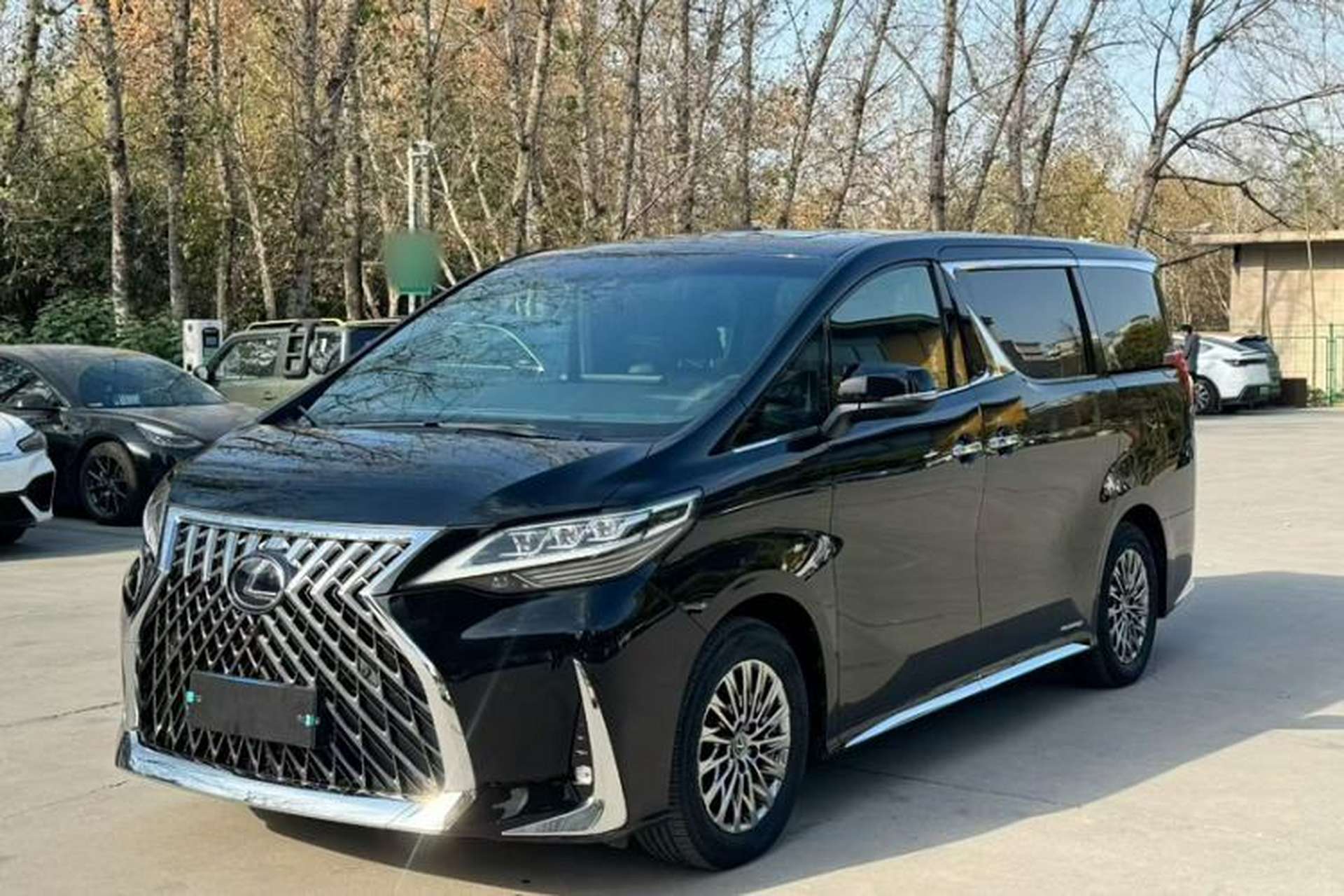 Used Lexus LM 2020 300h Seven-Seat Elegant Edition Front Left 45 Deg