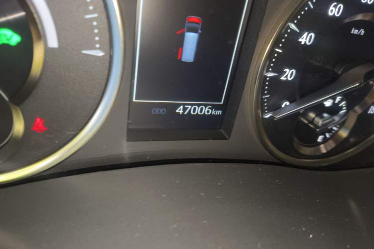Used Lexus LM 2020 300h Seven-Seat Elegant Edition Odometer Close Up