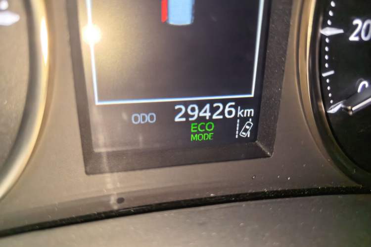 Used Lexus LM  Odometer Close Up