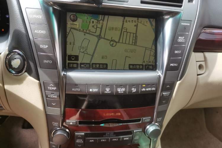 Used Lexus LS 2006 460L Audio And AC Panel