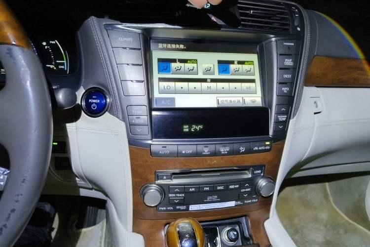 Used Lexus LS 2010 600hL Audio And AC Panel