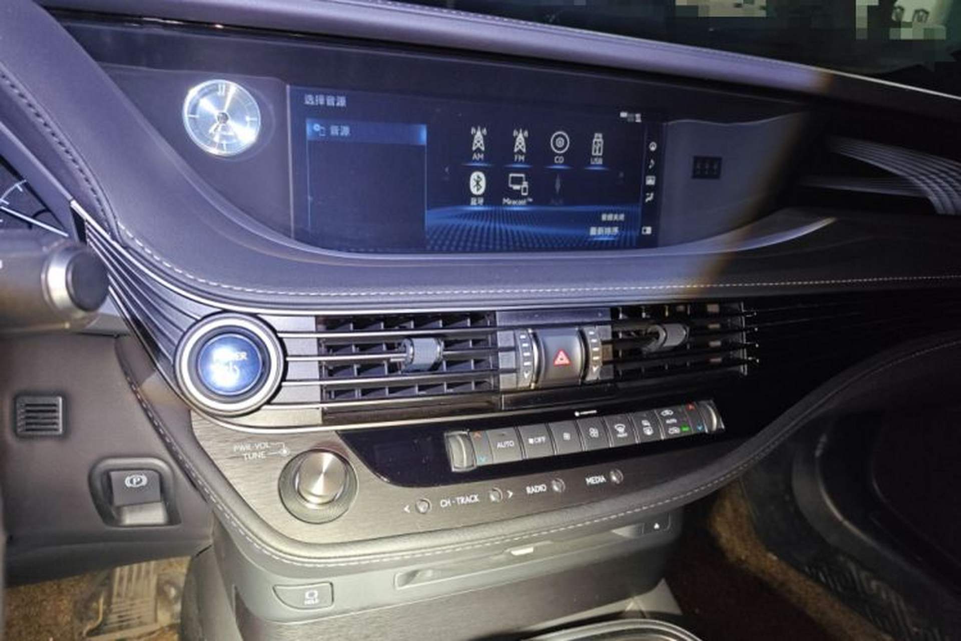 Used Lexus LS 2018 500h Premier Edition China V Standard Audio And AC Panel