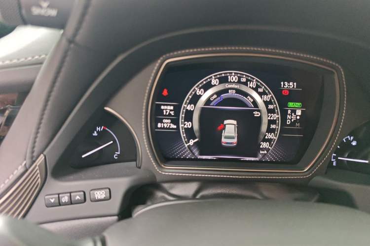 Used Lexus LS 2018 500h Executive Edition China VI Odometer Close Up