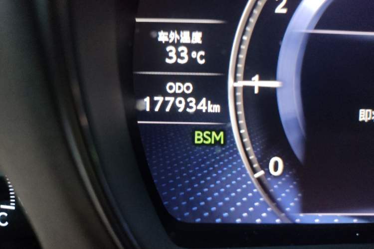 Used Lexus LS 2018 350 Excellence Edition China VI Standard Odometer Close Up