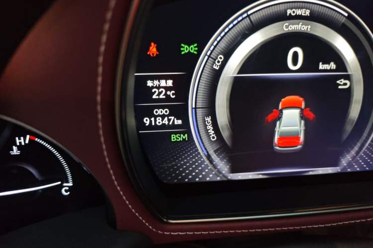Used Lexus LS 2018 500h Executive Edition China V Standard Odometer Close Up