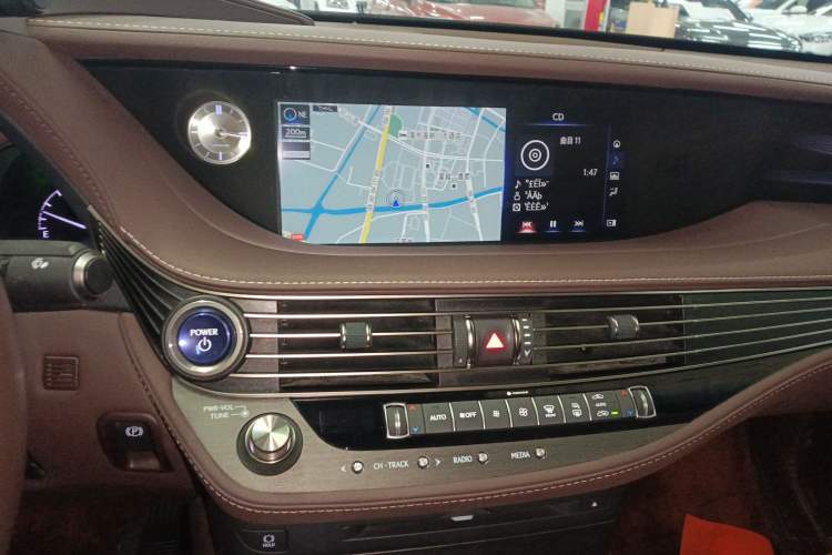 Used Lexus LS 2020 500h Excellence Edition China VI standard Audio And AC Panel