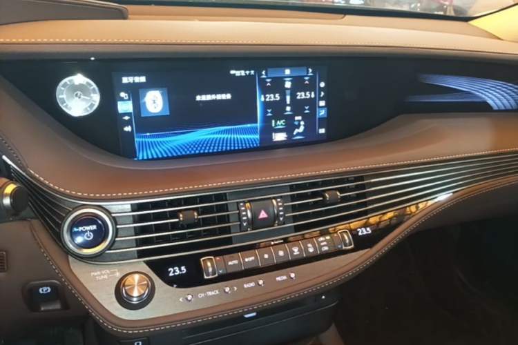 Used Lexus LS 2020 500h Excellence Edition China VI standard Audio And AC Panel