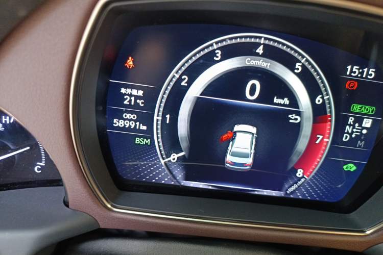 Used Lexus LS 2020 500h Excellence Edition China VI standard Odometer Close Up
