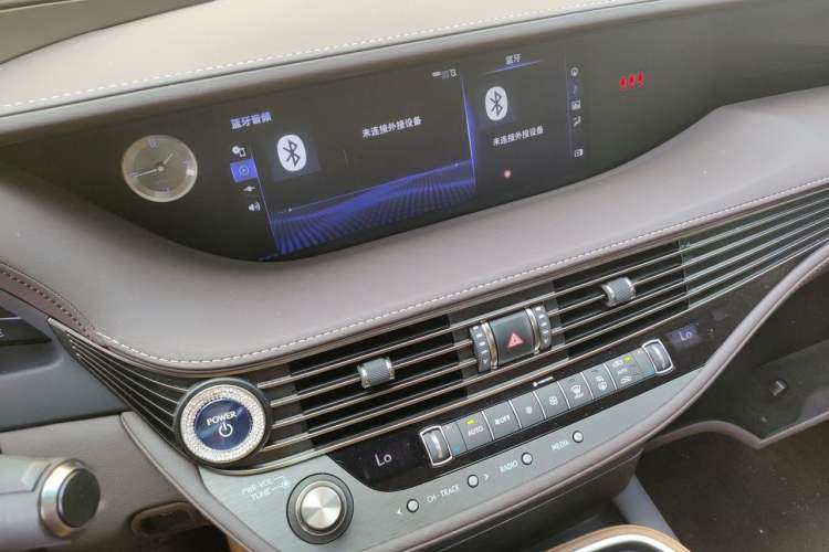Used Lexus LS 2020 500h Excellence Edition China VI standard Audio And AC Panel